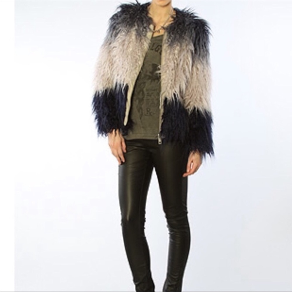 Chaser Faux Fur Bomber